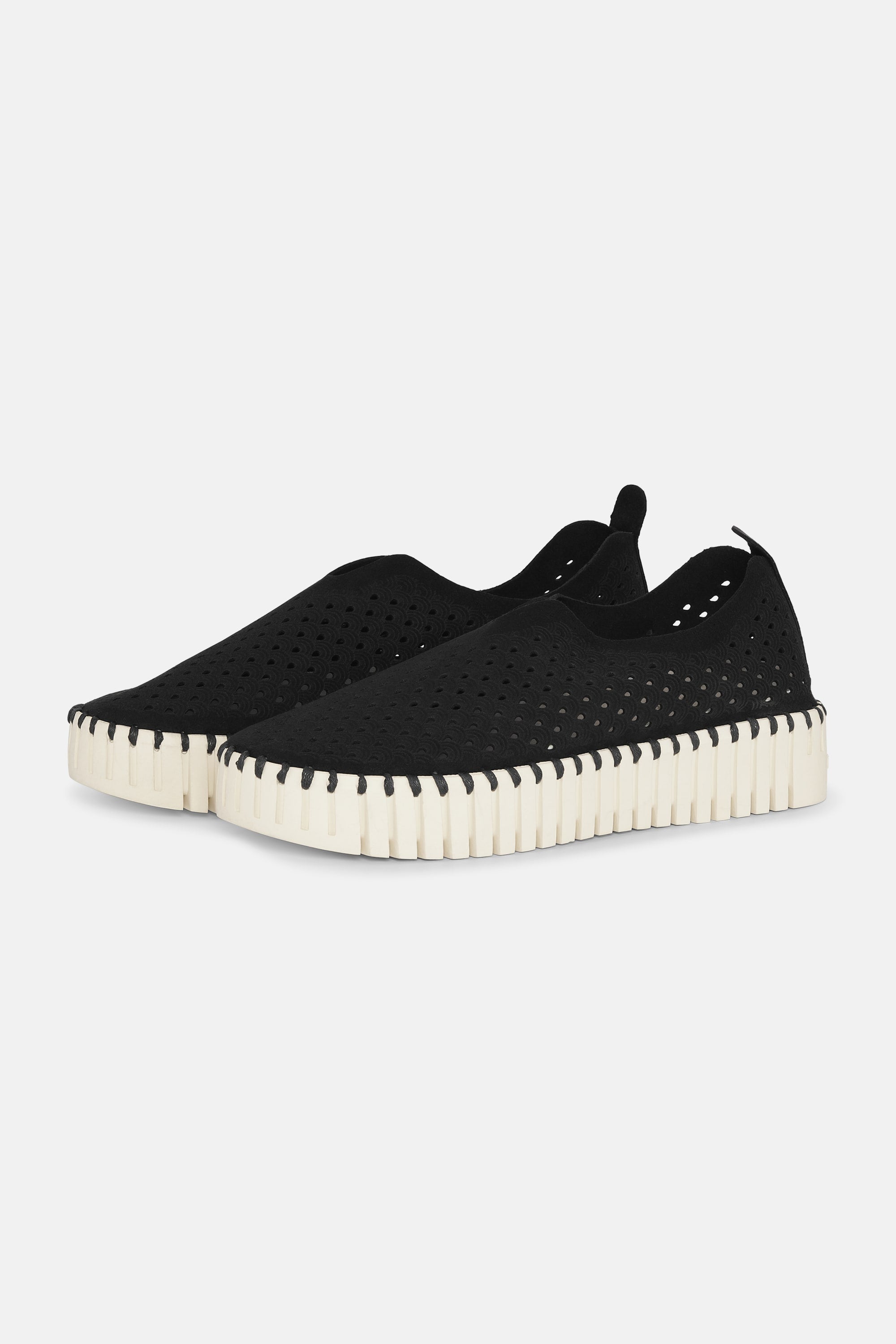 Platform Tulip Sko - Black